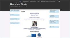 Desktop Screenshot of massimoflorio.com