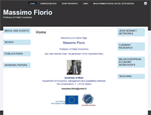 Tablet Screenshot of massimoflorio.com